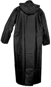 Waterproof Hooded Raincoat Jacket – Lightweight Windproof PVC/Polyester Coat for Men & Women, Full-Length Protection for Outdoor Travel, Riding & Daily Use