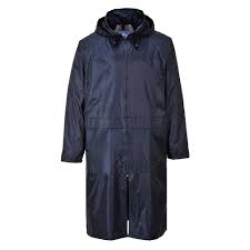 Waterproof Hooded Raincoat Jacket – Lightweight Windproof PVC/Polyester Coat for Men & Women, Full-Length Protection for Outdoor Travel, Riding & Daily Use