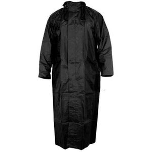 Waterproof Hooded Raincoat Jacket – Lightweight Windproof PVC/Polyester Coat for Men & Women, Full-Length Protection for Outdoor Travel, Riding & Daily Use