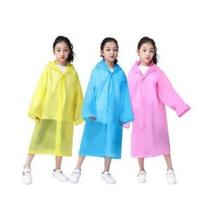 Kids Waterproof Hooded Raincoat – Lightweight Windproof Rain Jacket for Boys & Girls, Full Coverage School & Outdoor Protection