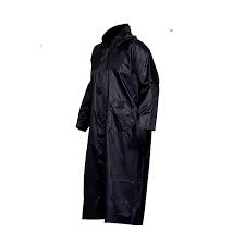 Waterproof Hooded Raincoat Jacket – Lightweight Windproof PVC/Polyester Coat for Men & Women, Full-Length Protection for Outdoor Travel, Riding & Daily Use