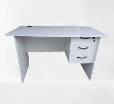 0.9M Office Desk Table Modern Compact Study & Workstation Desk for Home & Office Use, Strong Stable Frame Laptop Computer Writing Desk with Spacious Top for Monitor, Books and Daily Work