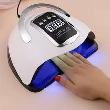 138W LED UV Nail Curing Lamp with Portable Handle, Auto Sensor, Timer Settings, Fast Gel Nail Dryer for Home & Salon Manicure Pedicure, Suitable for All Gel Types Professional Nail Machine