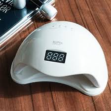 Sun LED Nails Lamp for Manicure 120W Nail Dryer Machine UV/LED Gel Polish Curing Lamp with Motion Sensor and LCD Display, Fast Professional Nail Dryer for Home & Salon Use