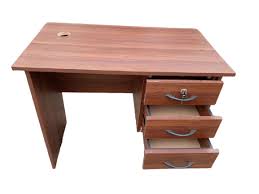 Office Desk Table 1M Modern Study & Workstation Desk, Durable High-Quality Engineered Wood Computer Table with Stable Frame and Side Storage Design for Home Office and Productivity Use