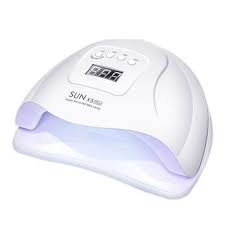 Sun LED Nails Lamp for Manicure 120W Nail Dryer Machine UV/LED Gel Polish Curing Lamp with Motion Sensor and LCD Display, Fast Professional Nail Dryer for Home & Salon Use