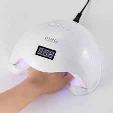 Sun LED Nails Lamp for Manicure 120W Nail Dryer Machine UV/LED Gel Polish Curing Lamp with Motion Sensor and LCD Display, Fast Professional Nail Dryer for Home & Salon Use