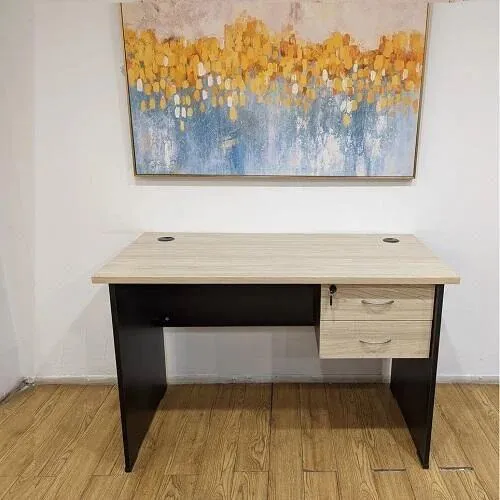 Everest Office Desk 1.2M, Modern Home & Office Workstation with 2 Storage Drawers, Durable Laminated Finish Study Table for Laptop, Writing, and Organized Productivity Space