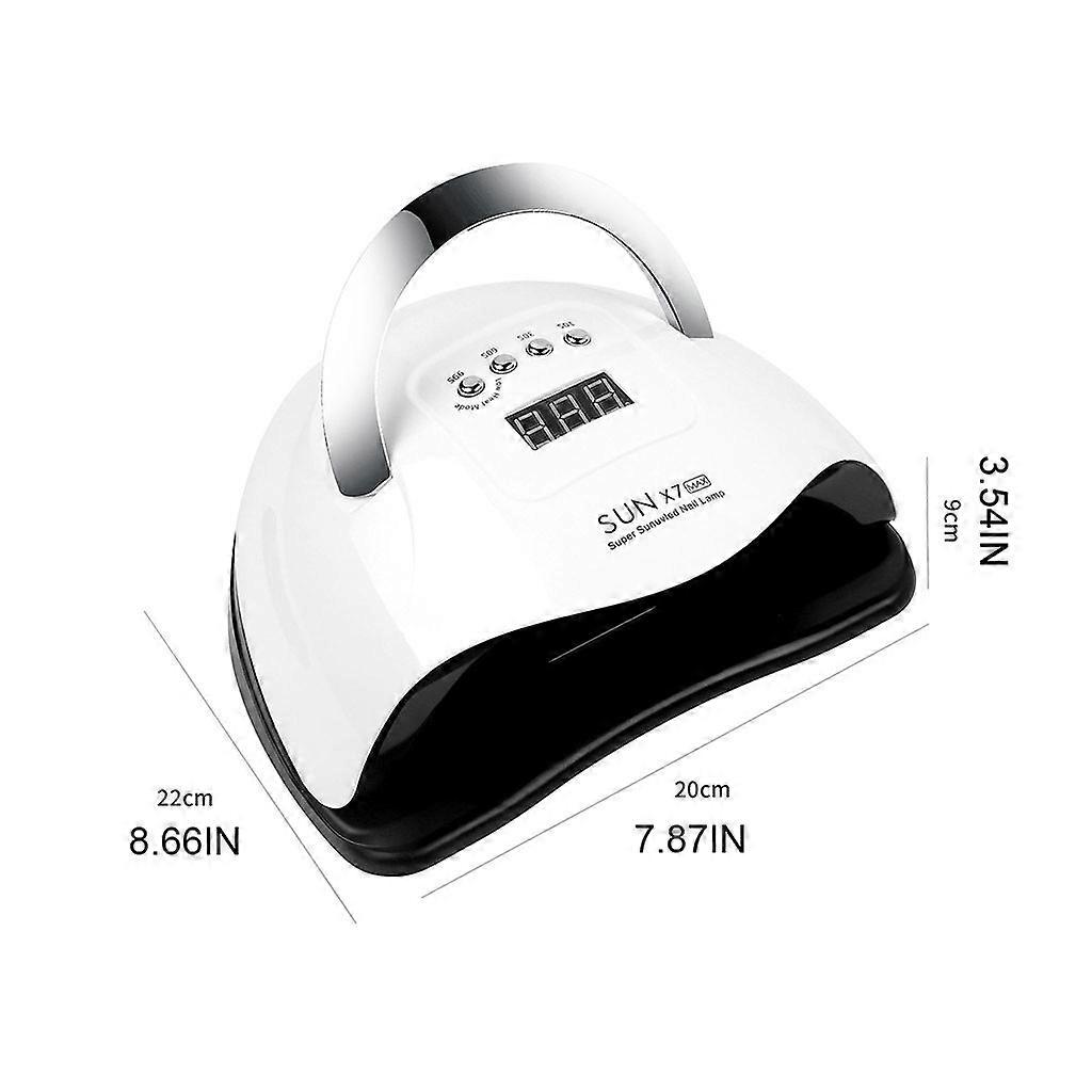Gel Dryer UV LED Nail Lamp Professional 220W Nail Curing Machine with 57 LED Beads, Fast Drying for All Gel Polish Types, Salon & Home Manicure Pedicure Use