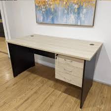 Everest Office Desk 1.2M, Modern Home & Office Workstation with 2 Storage Drawers, Durable Laminated Finish Study Table for Laptop, Writing, and Organized Productivity Space