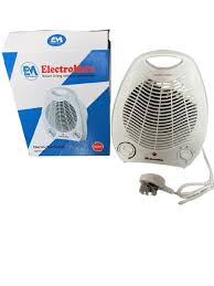 Electromate Fan Room Heater – Portable 2000W Electric Fan Heater with Dual Heat Settings, Fast Heating Air Blower, Adjustable Thermostat & Safety Overheat Protection for Home & Office Use
