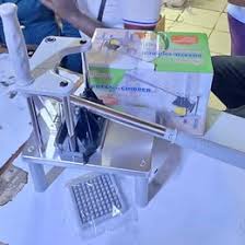 Commercial Chips Cutter Heavy Duty Potato Vegetable Slicer Stainless Steel Blade Durable Kitchen Cutter Machine for Uniform Chips Fries Carrots Fast Cutting Tool for Restaurants Hotels Home Use