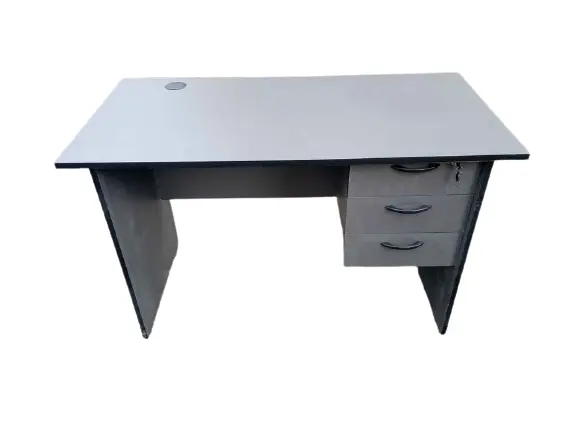 1.2M Office Desk with 3 Storage Drawers, Computer & Workstation Study Table, Durable Home Office Writing Desk with Spacious Top, Modern Compact Design for Laptop, Study, and Office Use