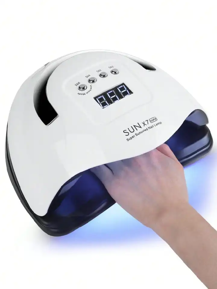 Gel Dryer UV LED Nail Lamp Professional 220W Nail Curing Machine with 57 LED Beads, Fast Drying for All Gel Polish Types, Salon & Home Manicure Pedicure Use