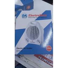 Electromate Fan Room Heater – Portable 2000W Electric Fan Heater with Dual Heat Settings, Fast Heating Air Blower, Adjustable Thermostat & Safety Overheat Protection for Home & Office Use