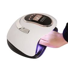 138W LED UV Nail Curing Lamp with Portable Handle, Auto Sensor, Timer Settings, Fast Gel Nail Dryer for Home & Salon Manicure Pedicure, Suitable for All Gel Types Professional Nail Machine