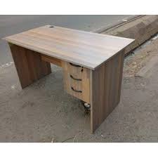 Office Desk Table 1M Modern Study & Workstation Desk, Durable High-Quality Engineered Wood Computer Table with Stable Frame and Side Storage Design for Home Office and Productivity Use