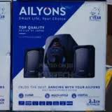 Ailyons Woofer 2.1CH Multimedia Speaker System Deep Bass Home Audio System with Subwoofer and Satellite Speakers, USB, AUX, Bluetooth Connectivity, FM Radio and Remote Control Support