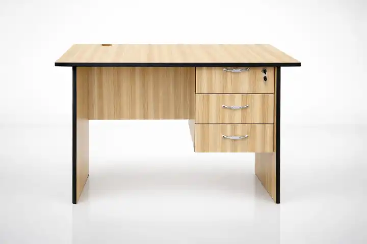1.2M Office Desk with 3 Storage Drawers, Computer & Workstation Study Table, Durable Home Office Writing Desk with Spacious Top, Modern Compact Design for Laptop, Study, and Office Use