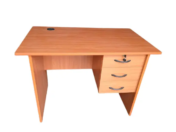 1.2M Office Desk with 3 Storage Drawers, Computer & Workstation Study Table, Durable Home Office Writing Desk with Spacious Top, Modern Compact Design for Laptop, Study, and Office Use