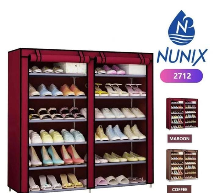 Modern Multi-Layer Shoe Rack Organizer – Spacious & Dustproof Keep your home neat and stylish with this spacious multi-layer shoe rack cabinet designed to organiz
