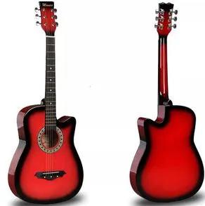 Acoustic Kids Size 6 Stringed Box GuitarSize 6 Stringed Box Guitar. It is made of 6 strings box guitar best for CBC and teens. Medium size