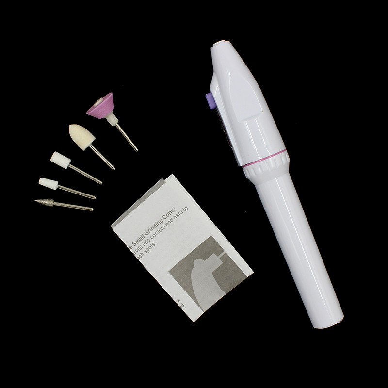 1set/Lot Nail Art Tips Electric Drill File Buffer Manicure Pedicure Grooming Tool