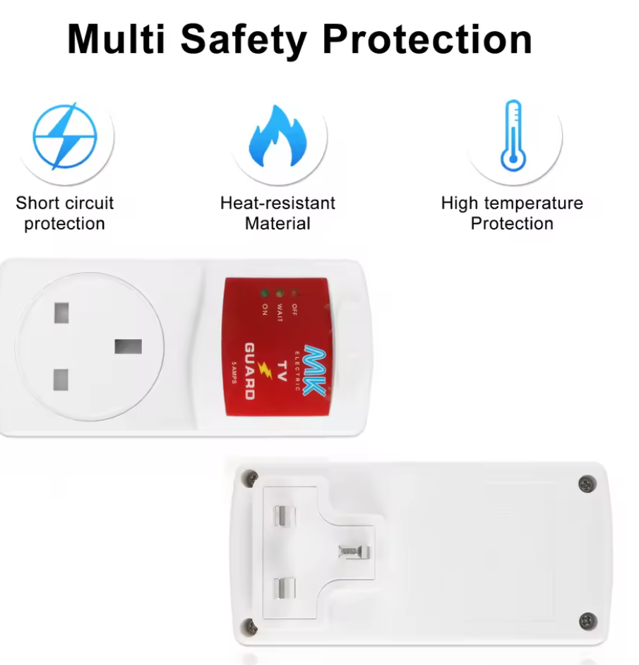 PROMOTION! Natural Universal Electrical Socket Automatic Voltage Tv Guard Surge Protector