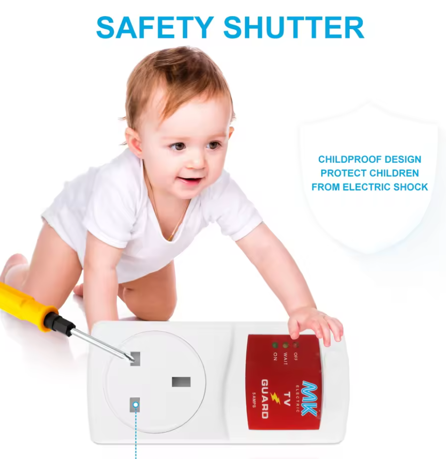 PROMOTION! Natural Universal Electrical Socket Automatic Voltage Tv Guard Surge Protector