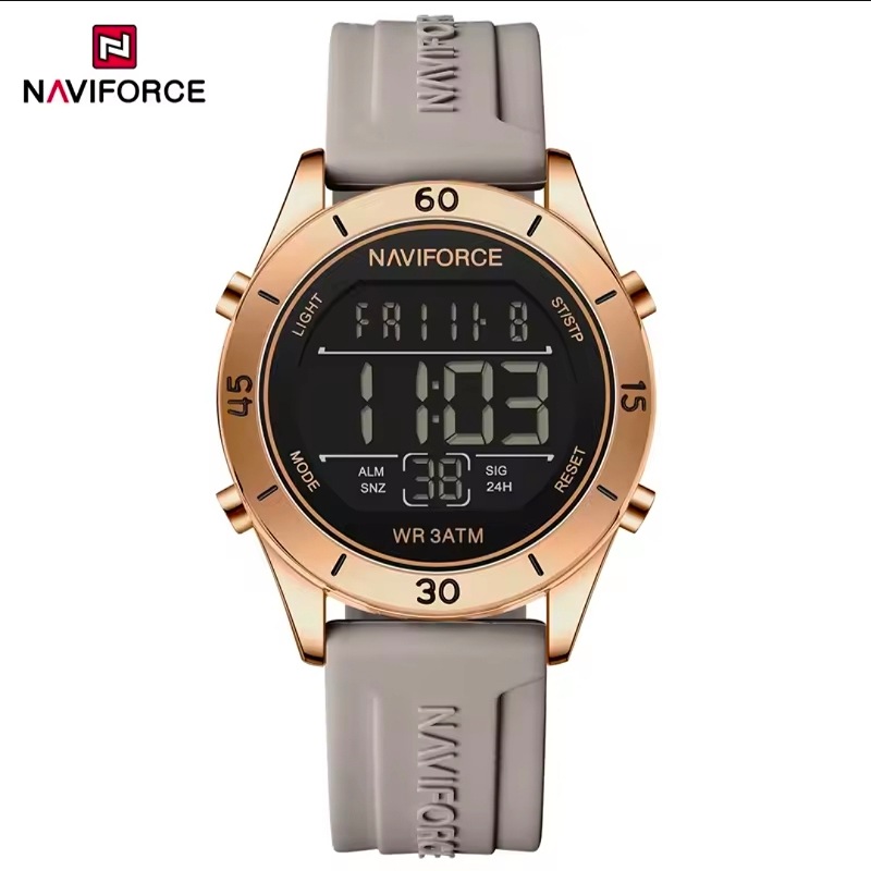Naviforce Ladies/Girls School Watch With Alarm, Calendar and Light