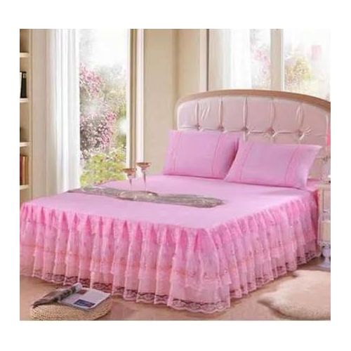 CLEARANCE OFFER 3PC Set 1 Bedskirt 2 Pillowcase -