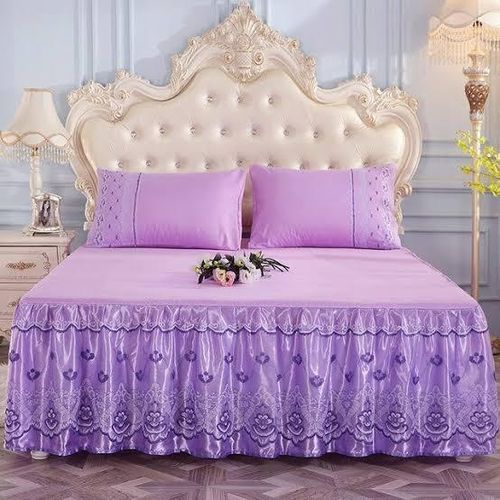 CLEARANCE OFFER 3PC Set 1 Bedskirt 2 Pillowcase -
