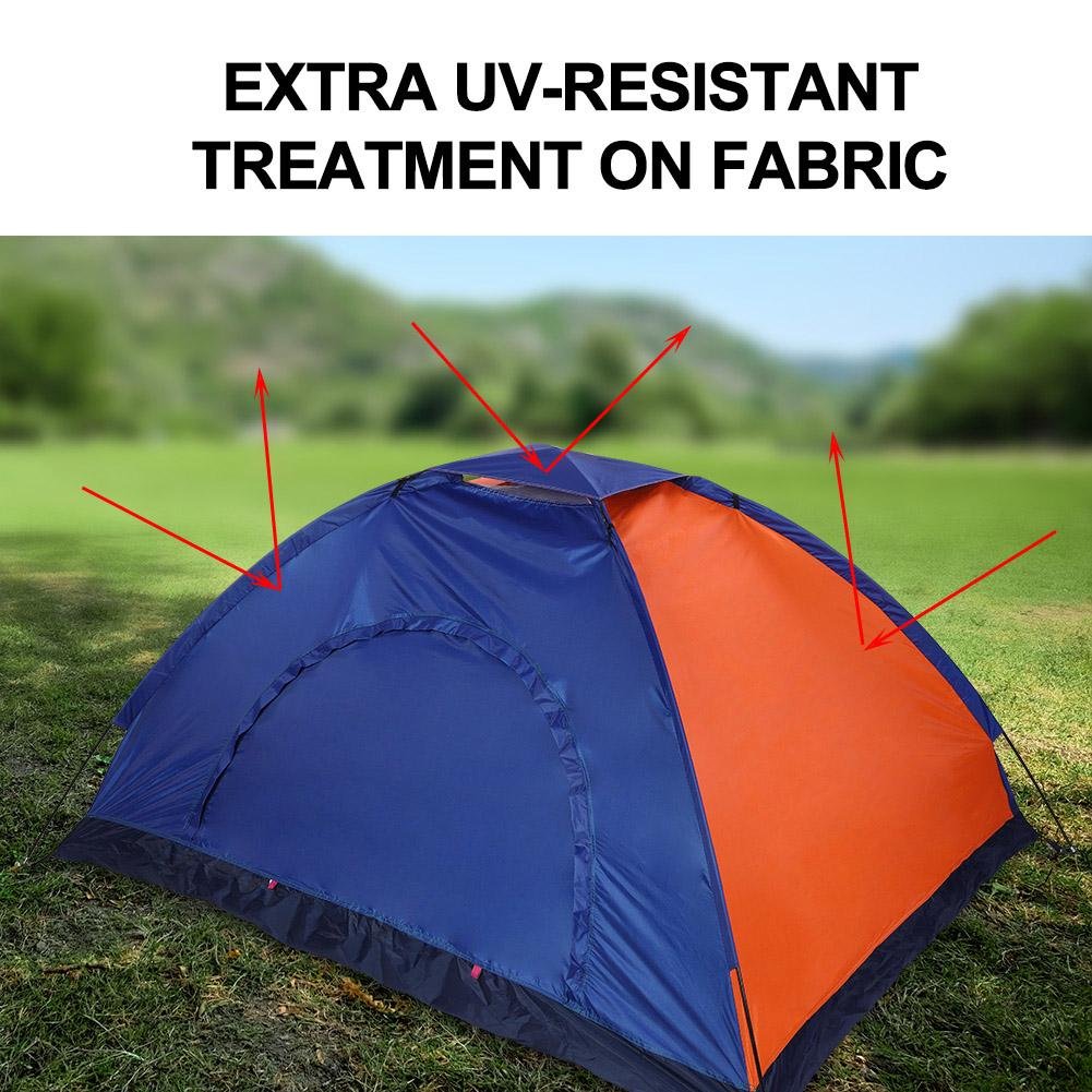 3-Person Camping Tent – Portable Waterproof Outdoor Tent, Lightweight Easy Setup Hiking Tent for Camping, Travel, and Outdoor Adventures, Durable Weather-Resistant Shelter