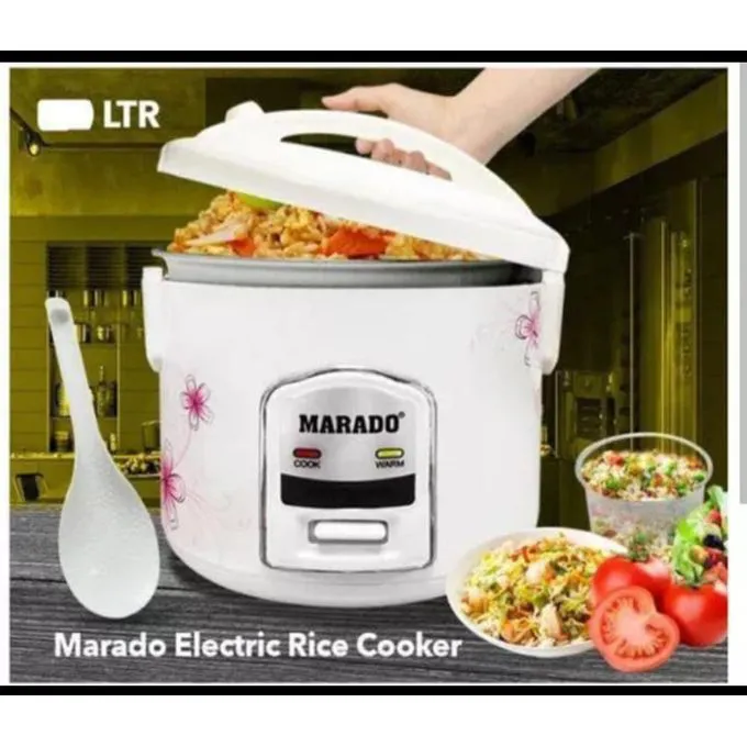 Marado 5L Electric Automatic Pressure Rice Cooker Multifunctional Fast Cooking Smart Kitchen Appliance with Keep Warm Function Large Capacity Non-Stick Inner Pot for Family Use Rice, Stew, Soup & Grai