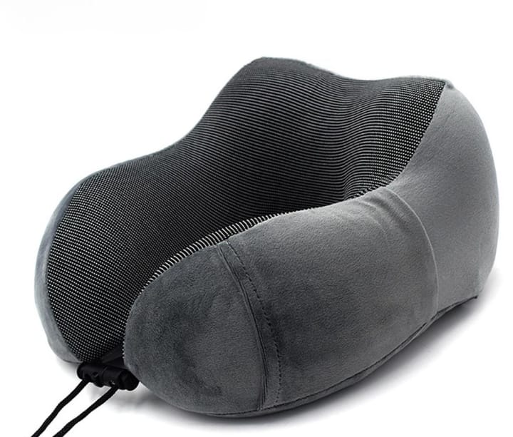 Memory Foam Travel Neck Support Pillow – Ergonomic U-Shaped Cushion for Airplane, Car, Office & Home Use, Soft Comfortable Neck Pain Relief Pillow for Travelling and Rest