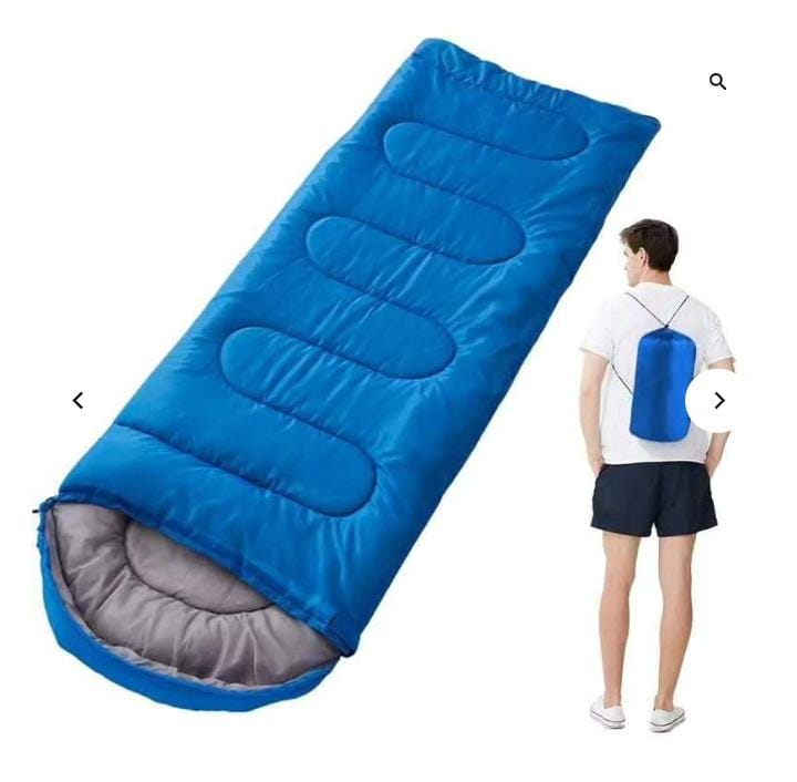 Heavy Sleeping Bag 220x75cm – Warm Insulated Camping Sleeping Bag for Cold Weather, Durable Outdoor Travel Gear for Camping, Hiking, Backpacking and Survival Use