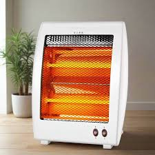 Quartz Room Heater – Portable Electric Quartz Space Heater, Fast Heating 400W/800W Indoor Warmer for Bedroom, Office & Home Use, Compact Energy-Efficient Personal Heater