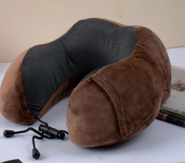 Memory Foam Travel Neck Support Pillow – Ergonomic U-Shaped Cushion for Airplane, Car, Office & Home Use, Soft Comfortable Neck Pain Relief Pillow for Travelling and Rest