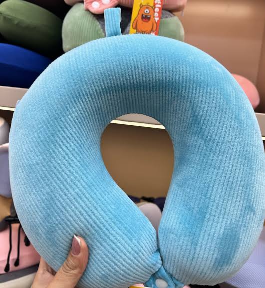 Memory Foam Travel Neck Support Pillow – Ergonomic U-Shaped Cushion for Airplane, Car, Office & Home Use, Soft Comfortable Neck Pain Relief Pillow for Travelling and Rest