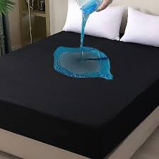 Top Side Cover Waterproof Mackintosh Mattress Protector Durable Leakproof Bed Protector, Soft Comfortable Waterproof Rubber Sheet Mattress Cover for 3x6, 4x6, 5x6, 6x6 Beds, Dustproof and Easy Clean B