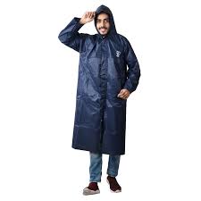 Unisex Waterproof Rain Coat – Durable Hooded Rain Jacket in Black & Navy Blue, Lightweight Protective Outerwear for Travel, Outdoor Work, and Daily Use in XL, 2XL & 3XL