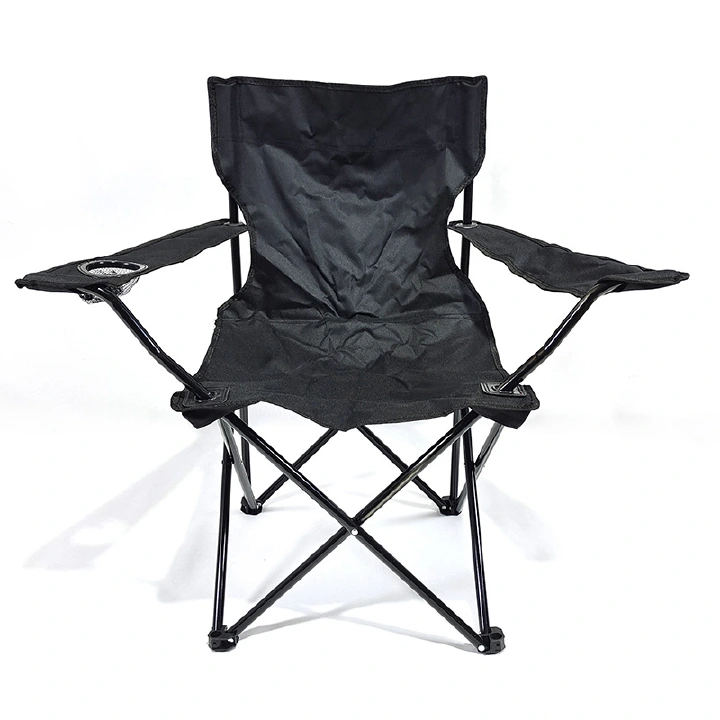 Jaza Keja Folding Outdoor Armrest Chair – Steel Frame, Durable Portable Camping Chair with Armrests for Fishing, Travel, Picnic & Outdoor Use
