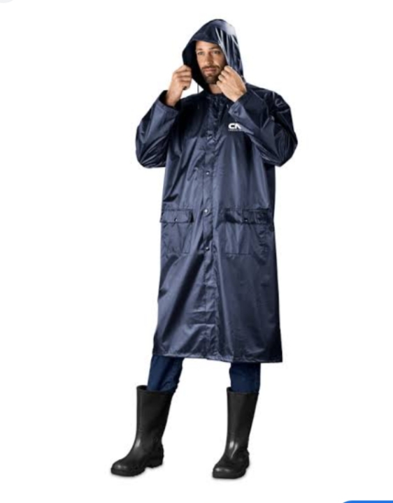 Unisex Waterproof Rain Coat – Durable Hooded Rain Jacket in Black & Navy Blue, Lightweight Protective Outerwear for Travel, Outdoor Work, and Daily Use in XL, 2XL & 3XL