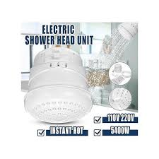 Horizon Instant Electric Shower Head 5400W Fast Heating Hot Water Shower Head Faucet, 3 Gear Adjustable Electric Shower Heater for Bath, Suitable for Salty & Normal Water Use