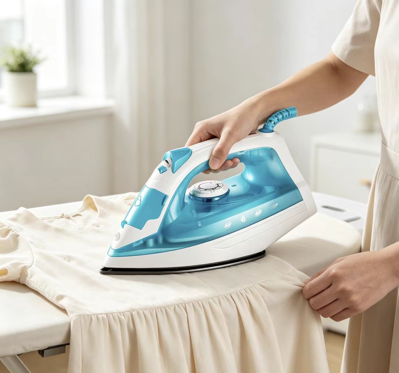 Decakila Steam Iron High Quality 1200W Automatic Steam Iron Electric Iron with Nonstick Soleplate for Household & Hotel Use Travel Iron