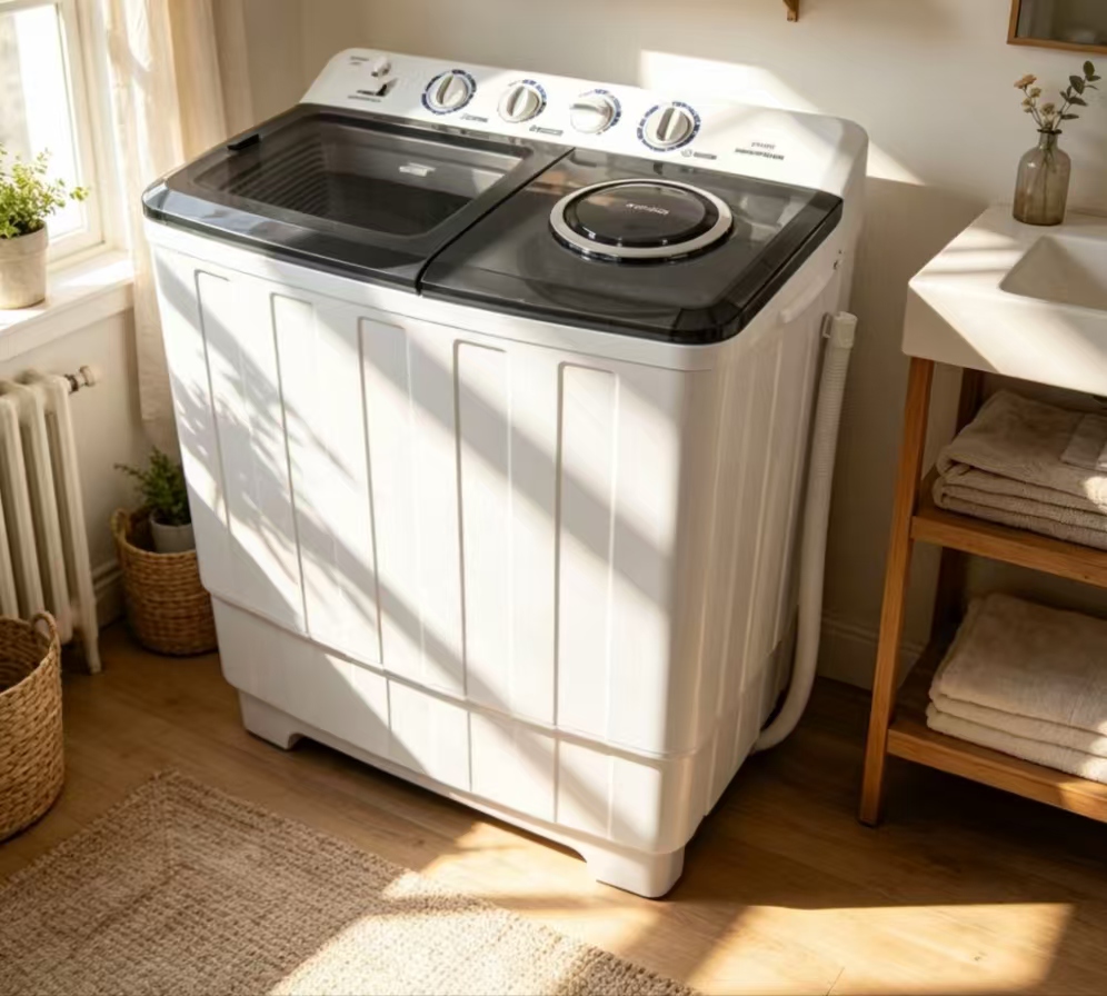 Premier 13Kgs Twin Tub Washing Machine Semi Automatic Large capacity of 13kg for washing and 6kg for air drying with 1 year warranty