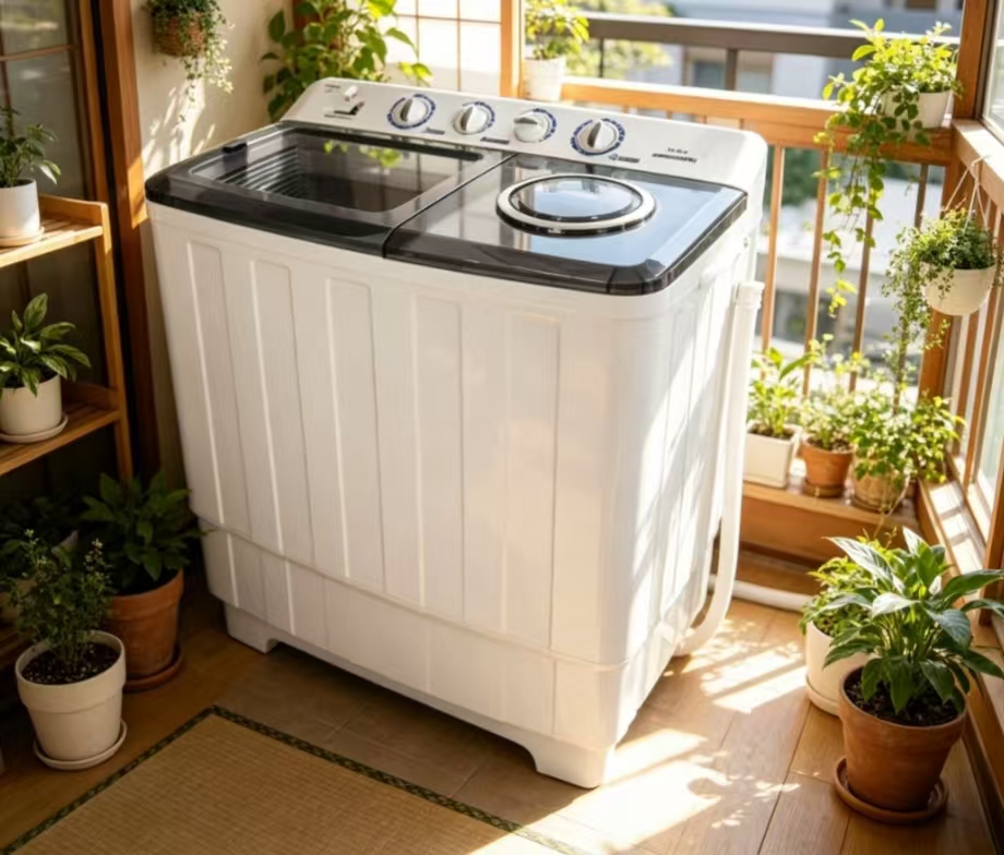 Premier 13Kgs Twin Tub Washing Machine Semi Automatic Large capacity of 13kg for washing and 6kg for air drying with 1 year warranty
