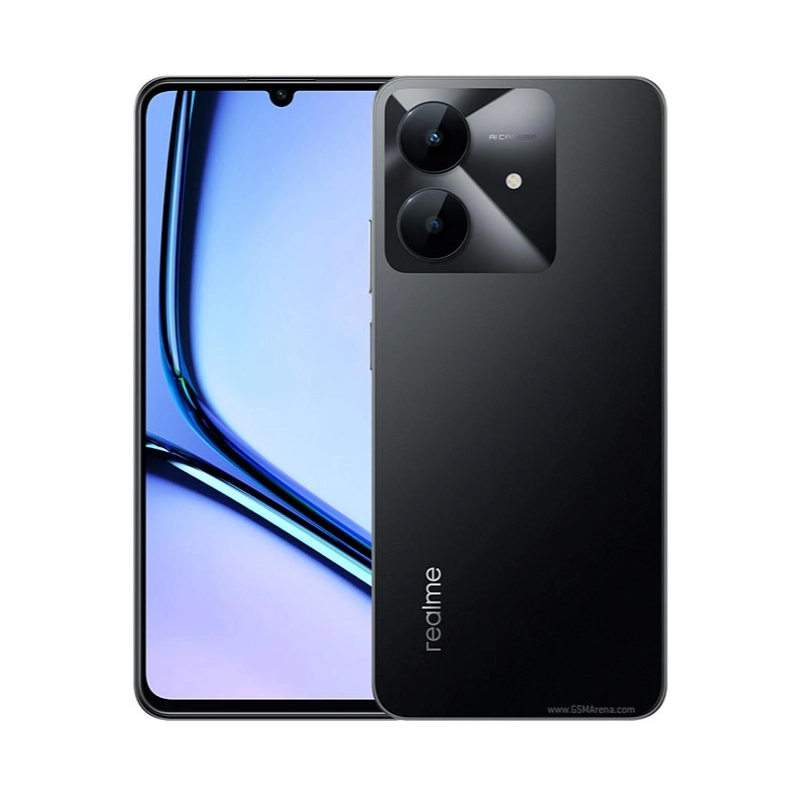 Realme Note 60X Smartphone 4GB RAM 64GB ROM 6.74 Inch 90Hz Display 5000mAh Battery 50MP Camera Android Dual SIM 4G Mobile Phone- Black