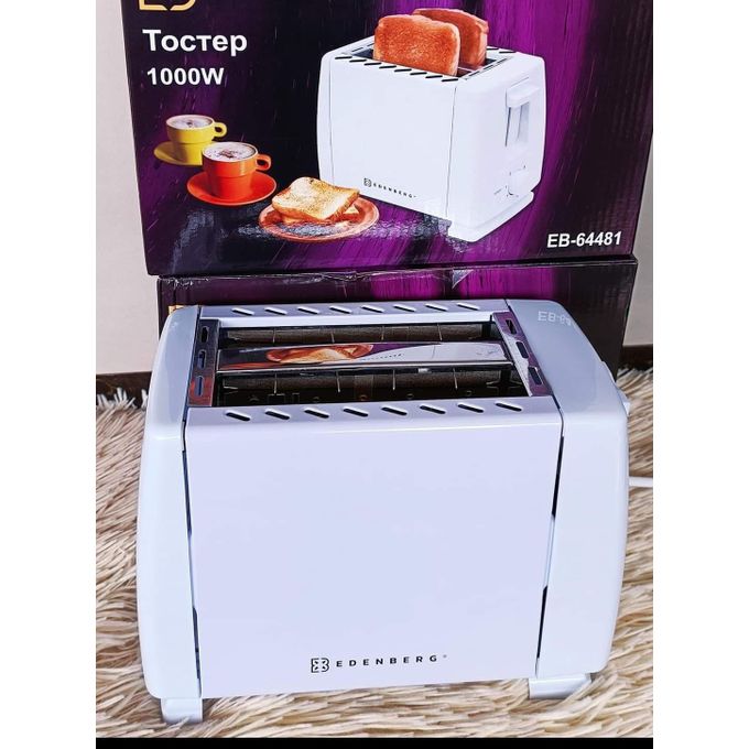 RESTOCKED😶‍🌫️EDENBERG 2 Slot Bread Toaster – Electric Fast Heating Breakfast Toaster✨quality and efficiency in mind, this toaster delivers even and consistent toasting for delicious breakfast result