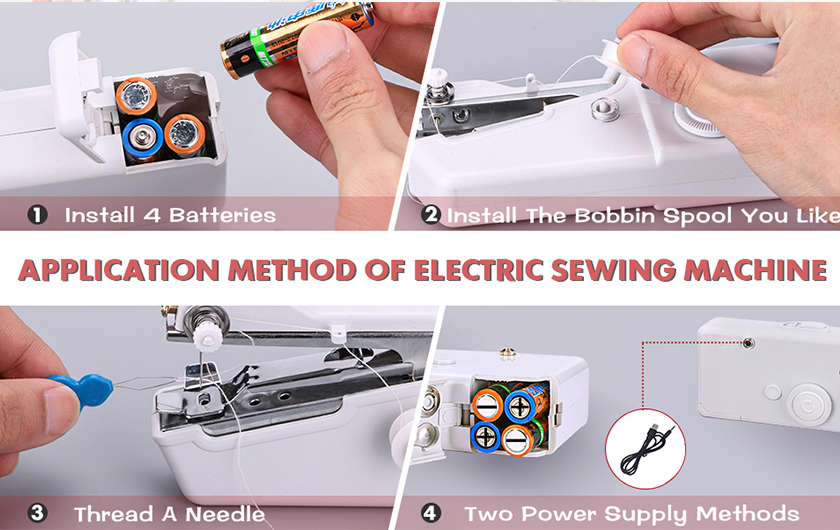 SHOP WITH US✨🥀Handheld Sewing Machine Mini Portable Cordless Stitching Machine, Perfect for Adults, Beginners, and Quick Home Repairs💦Compatible with accessories from standard sewing machines.
Easy